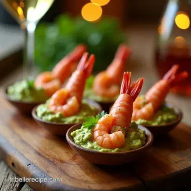 Verrines Crevettes Avocat LAp&eacute;ro Chic et Facile Fiche recette