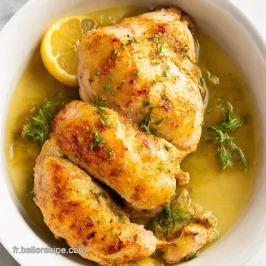 Weight Watchers Gratuit Recette Poulet Piccata au Citron Facile