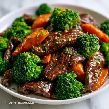 Wok de B&oelig;uf aux Brocolis Fiche recette