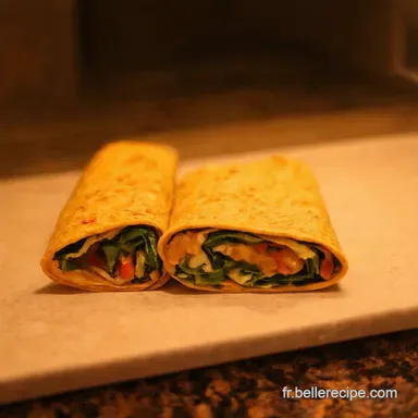 Wraps V&eacute;g&eacute;tariens Recette Facile Mon Secret PiqueNique Fiche recette