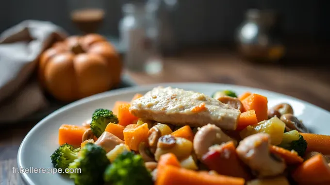 Casserole de Poulet Crémeuse aux Légumes