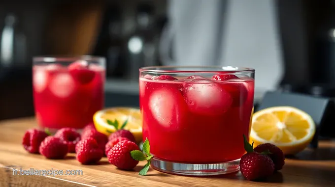 Cocktail Framboise-Citronnelle
