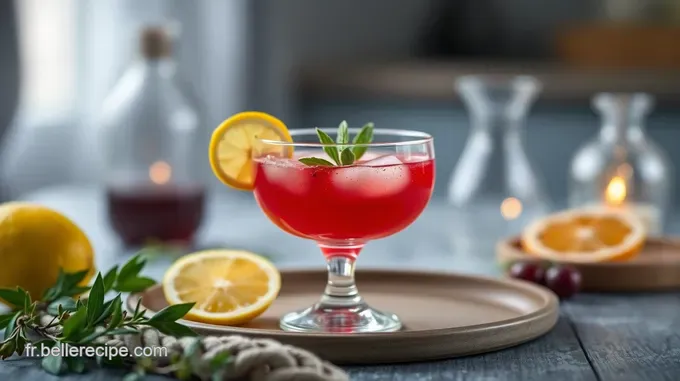 Cocktail Sans Alcool Grenadine Étincelant