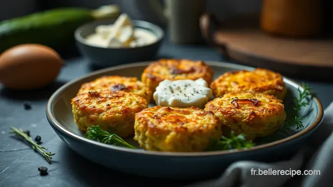 Croquettes Croquantes de Courgettes et Feta