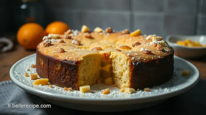 Gâteau Régime Léger aux Agrumes