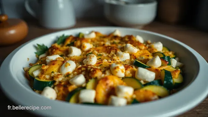 Gratin de Courgettes et Mozzarella