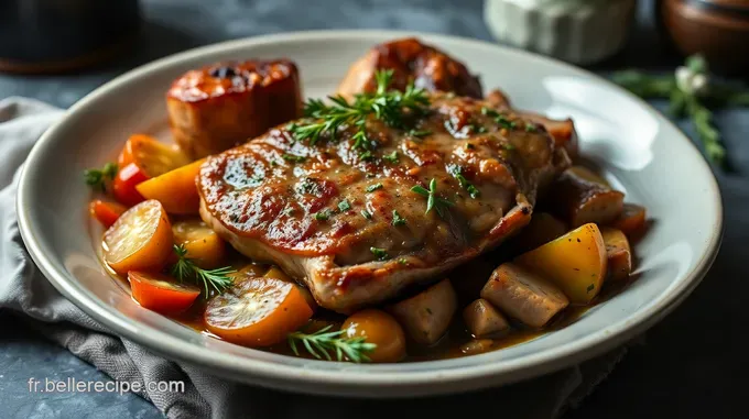 Picanha de Veau Rôtie aux Herbes Aromatiques