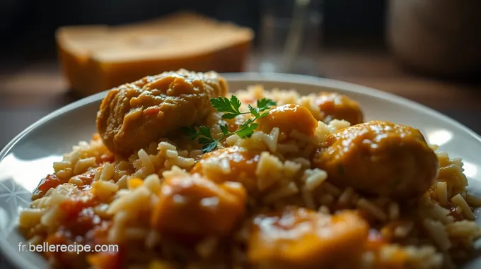 Poulet au Riz au Curry : Recette Facile et Savoureuse