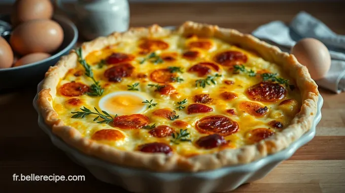 Quiche au Fromage Classique : La Délicatesse Française