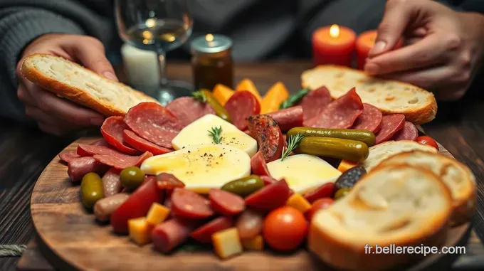 Raclette Festive: La Charcuterie à Partager