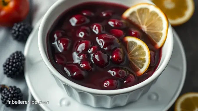 Recette de Confiture de Cassis Maison