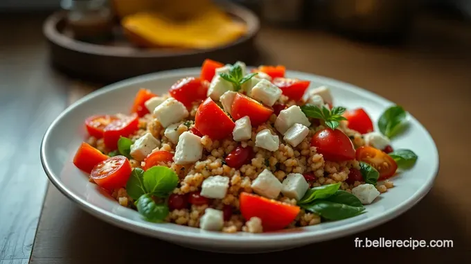 Salade de Quinoa aux Légumes d Été et Feta