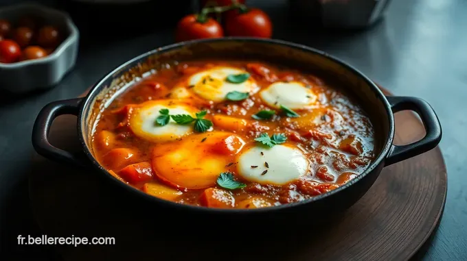 Shakshuka Savoureuse aux Épices du Moyen-Orient