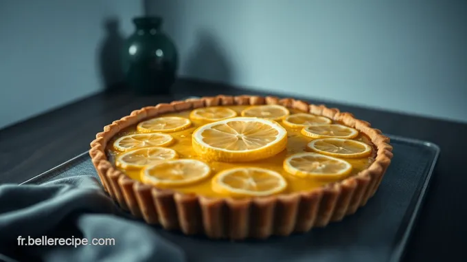 Tarte au Citron avec Zeste d Agrumes