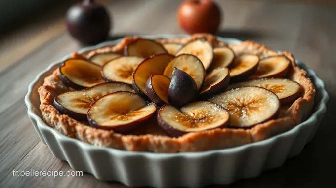 Tarte Figues Caramélisées et Frangipane