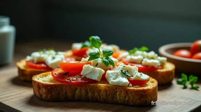 Tartines de Rusticité aux Tomates et Feta