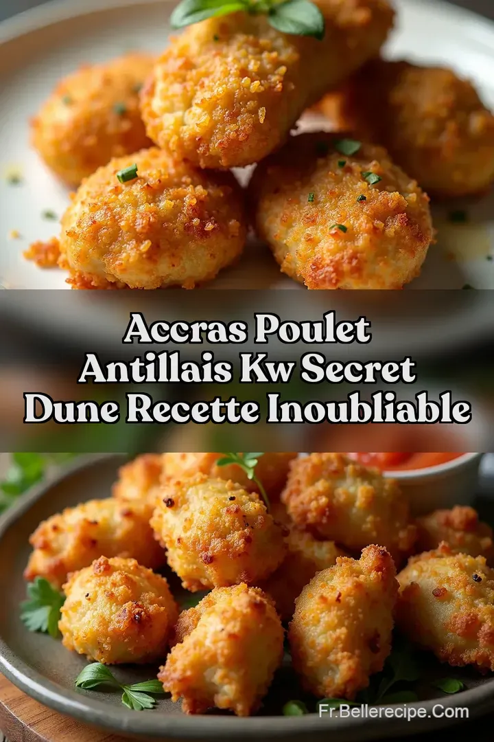 Accras Poulet Antillais kw Secret dune Recette Inoubliable