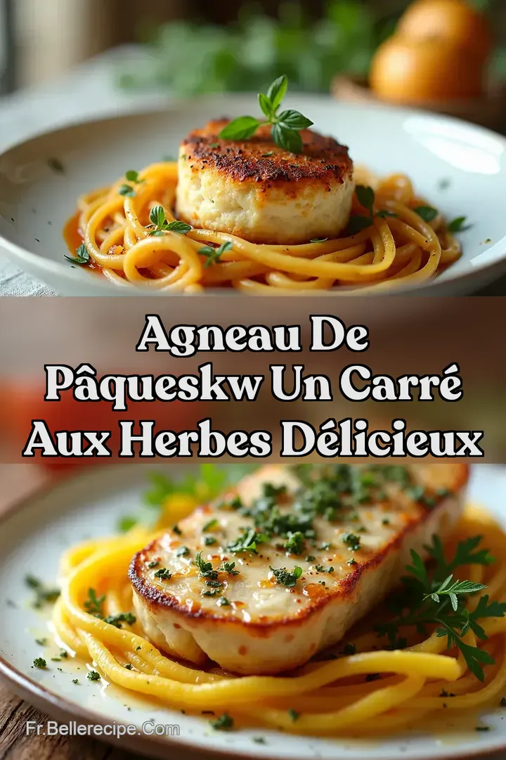 Agneau de P&acirc;queskw Un Carr&eacute; aux Herbes D&eacute;licieux