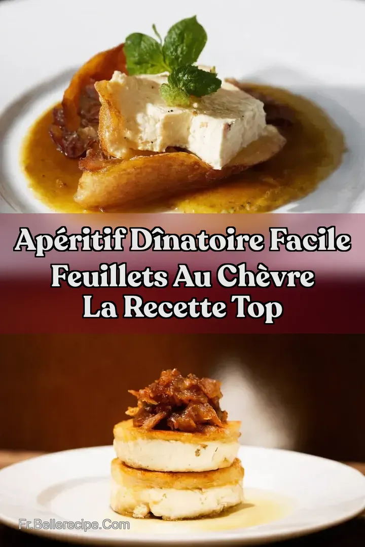 Ap&eacute;ritif d&icirc;natoire facile Feuillets au Ch&egrave;vre la recette TOP