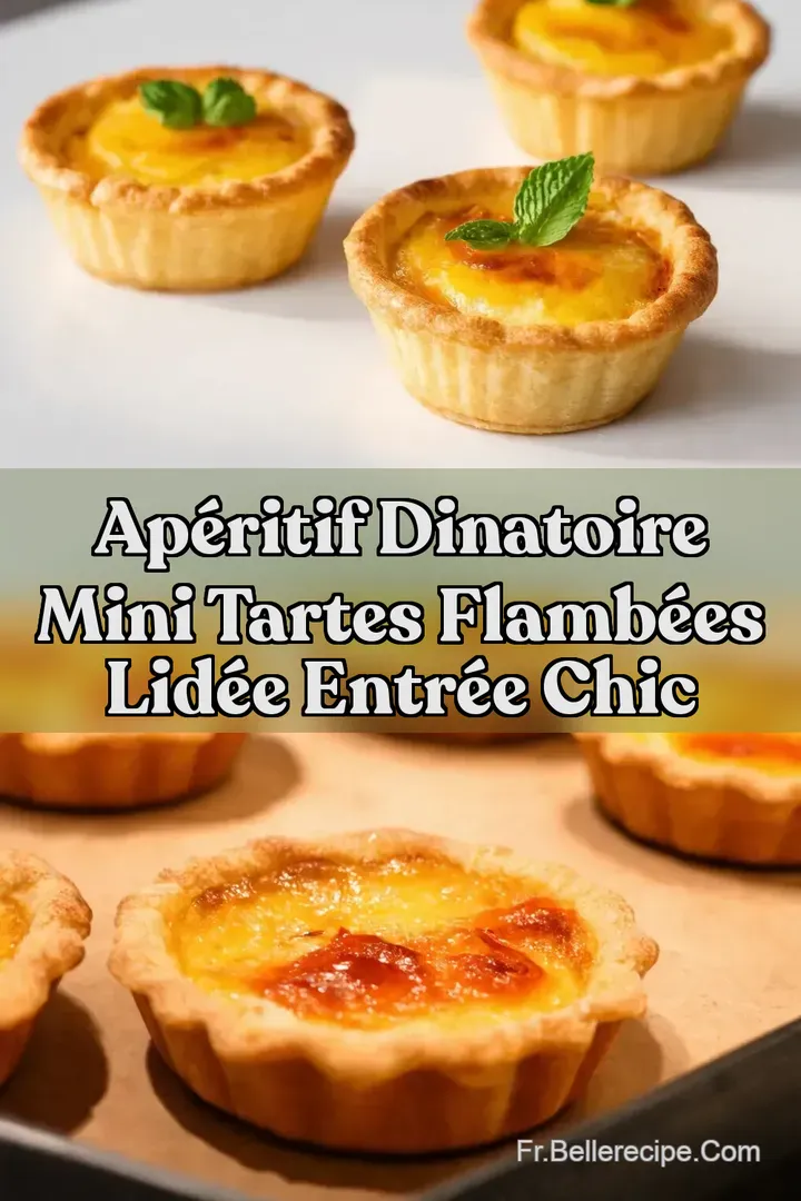 Ap&eacute;ritif Dinatoire Mini Tartes Flamb&eacute;es LId&eacute;e Entr&eacute;e Chic
