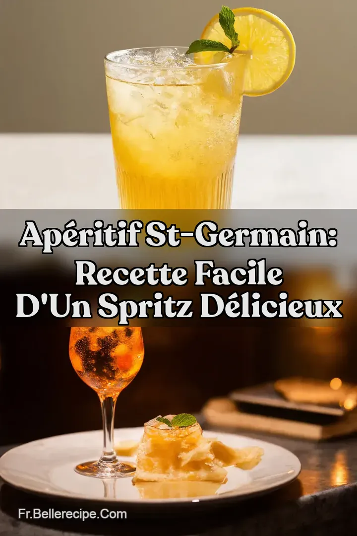 Ap&eacute;ritif St-Germain: Recette Facile d un Spritz D&eacute;licieux