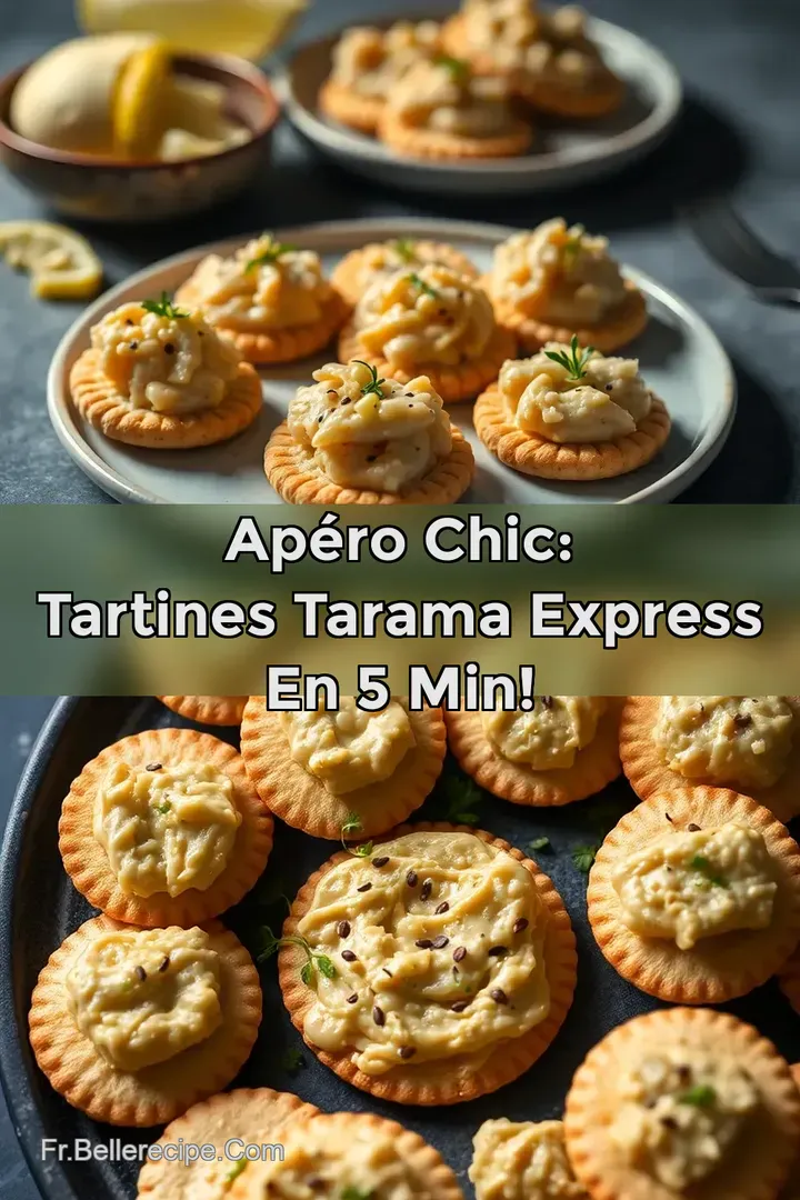 Ap&eacute;ro Chic: Tartines Tarama Express en 5 Min!