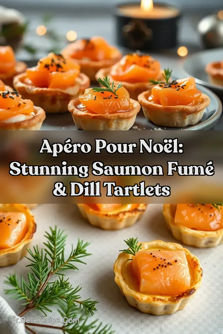 Ap&eacute;ro pour No&euml;l: Stunning Saumon Fum&eacute; & Dill Tartlets