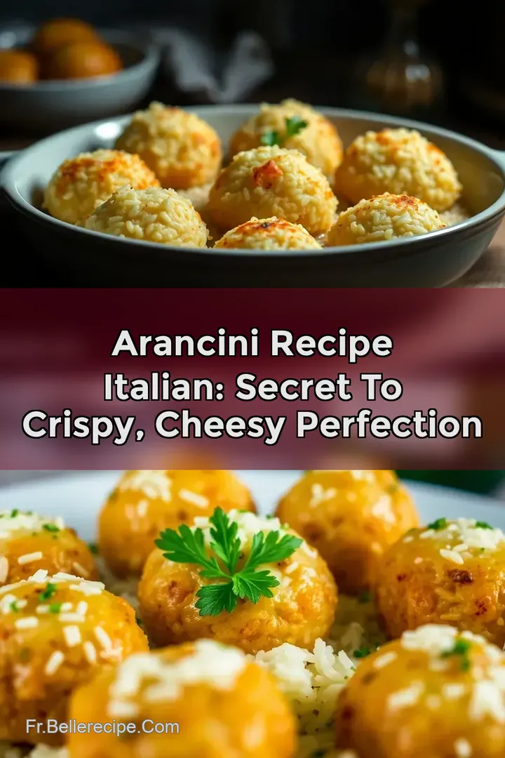 Arancini Recipe Italian: Secret to Crispy Cheesy Perfection