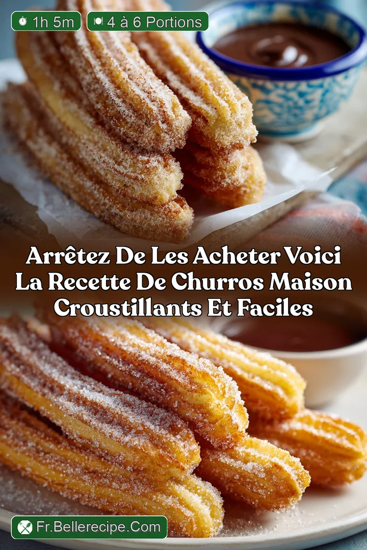 Arr&ecirc;tez de les acheter Voici la recette de churros maison croustillants et faciles