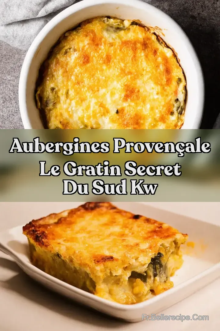 Aubergines Proven&ccedil;ale Le Gratin Secret du Sud kw