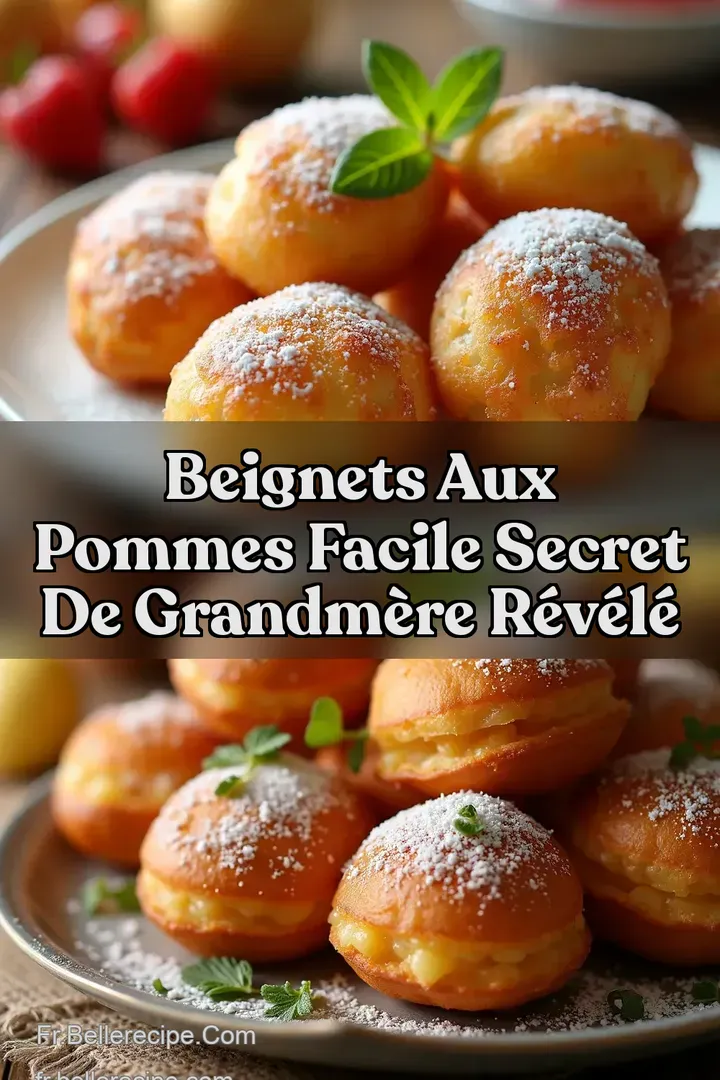 Beignets aux Pommes Facile Secret de GrandM&egrave;re R&eacute;v&eacute;l&eacute;