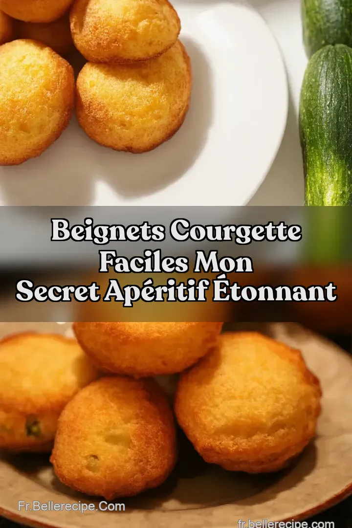 Beignets Courgette Faciles Mon Secret Ap&eacute;ritif &Eacute;tonnant