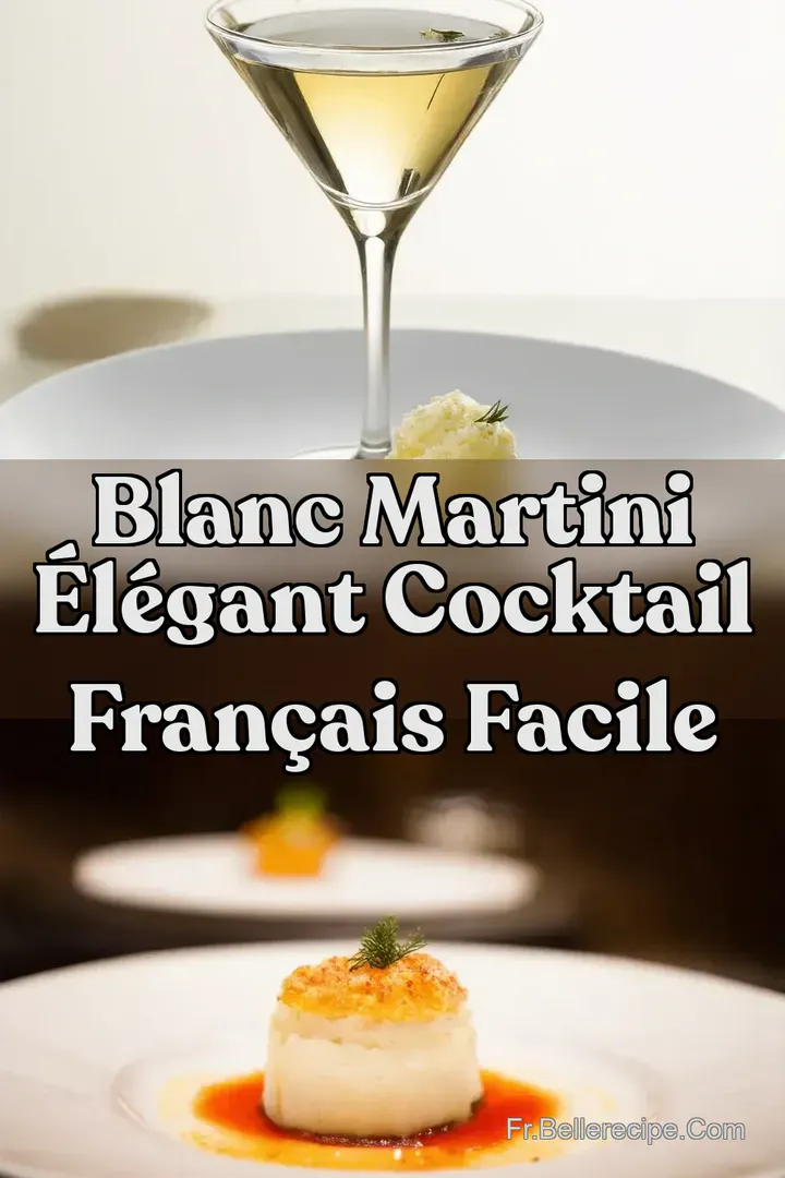Blanc Martini &Eacute;l&eacute;gant Cocktail Fran&ccedil;ais Facile