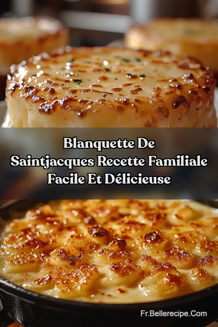 Blanquette de SaintJacques Recette Familiale Facile et D&eacute;licieuse