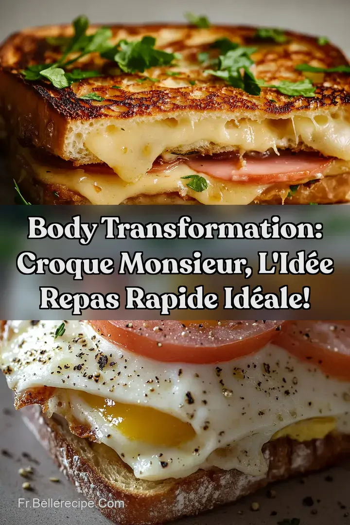 Body Transformation: Croque Monsieur l id&eacute;e repas rapide id&eacute;ale!