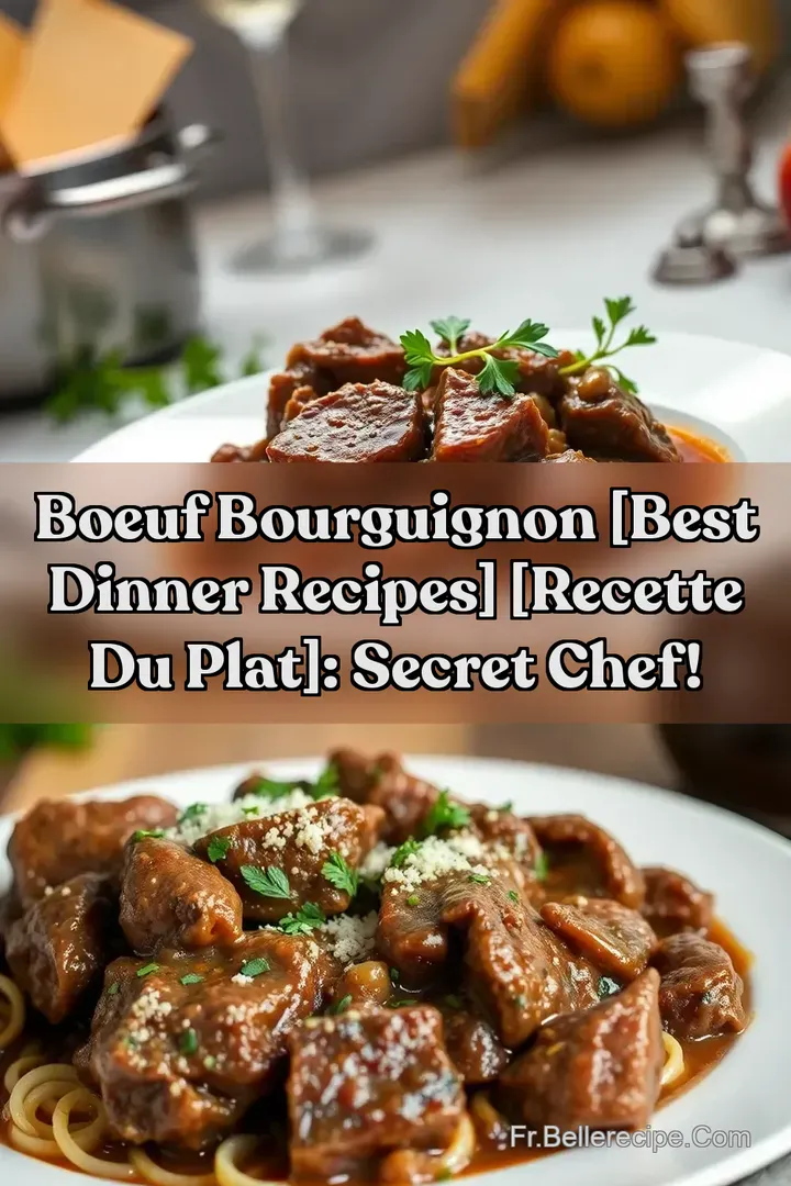 Boeuf Bourguignon [Best Dinner Recipes] [recette du plat]: Secret Chef!