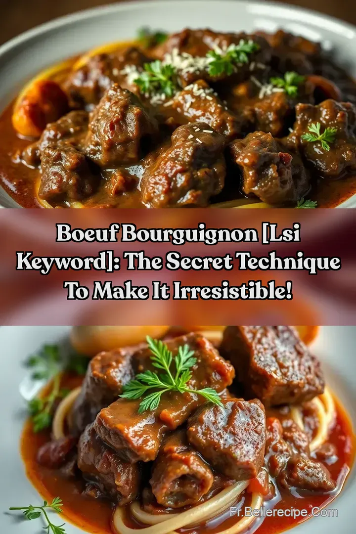 Boeuf Bourguignon [LSI keyword]: The Secret Technique to Make it Irresistible!