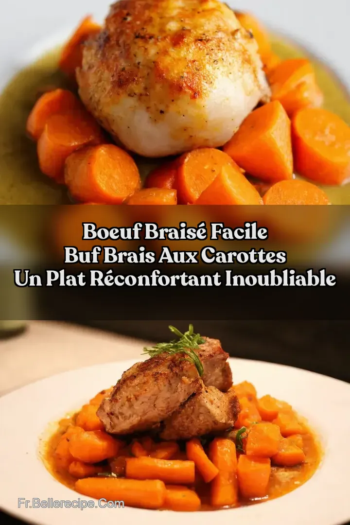 Boeuf Brais&eacute; Facile Buf Brais aux Carottes Un Plat R&eacute;confortant Inoubliable