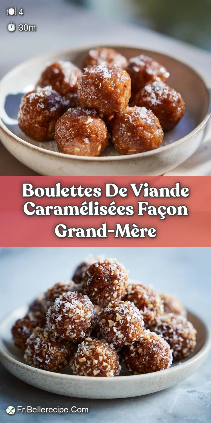 Close-up showcasing the sticky, caramelized surface of juicy meatballs, inviting and intensely flavorful.