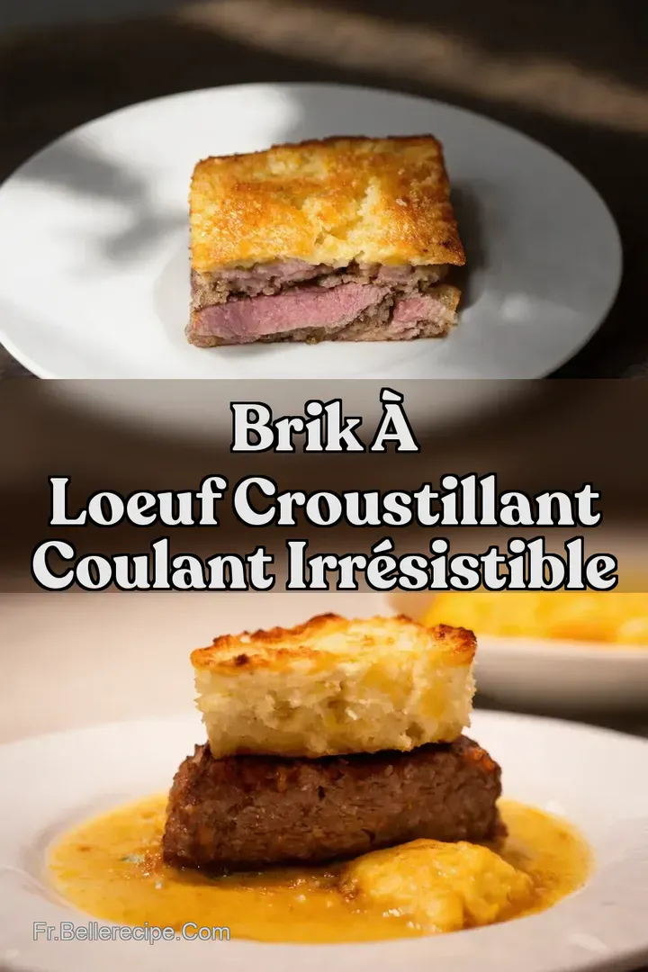Brik &agrave; loeuf Croustillant Coulant Irr&eacute;sistible