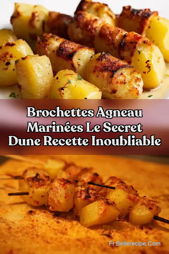 Brochettes Agneau Marin&eacute;es Le Secret dune Recette Inoubliable