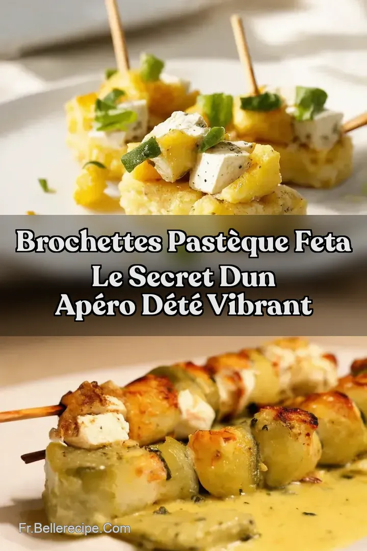 Brochettes Past&egrave;que Feta Le Secret dun Ap&eacute;ro d&Eacute;t&eacute; Vibrant