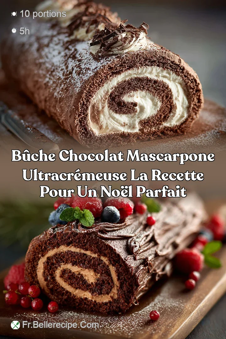 B&ucirc;che chocolat mascarpone ultracr&eacute;meuse La recette pour un No&euml;l parfait