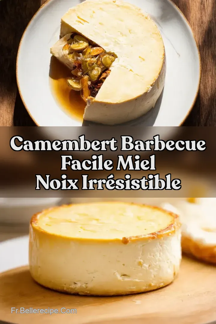 Camembert Barbecue Facile Miel Noix Irr&eacute;sistible