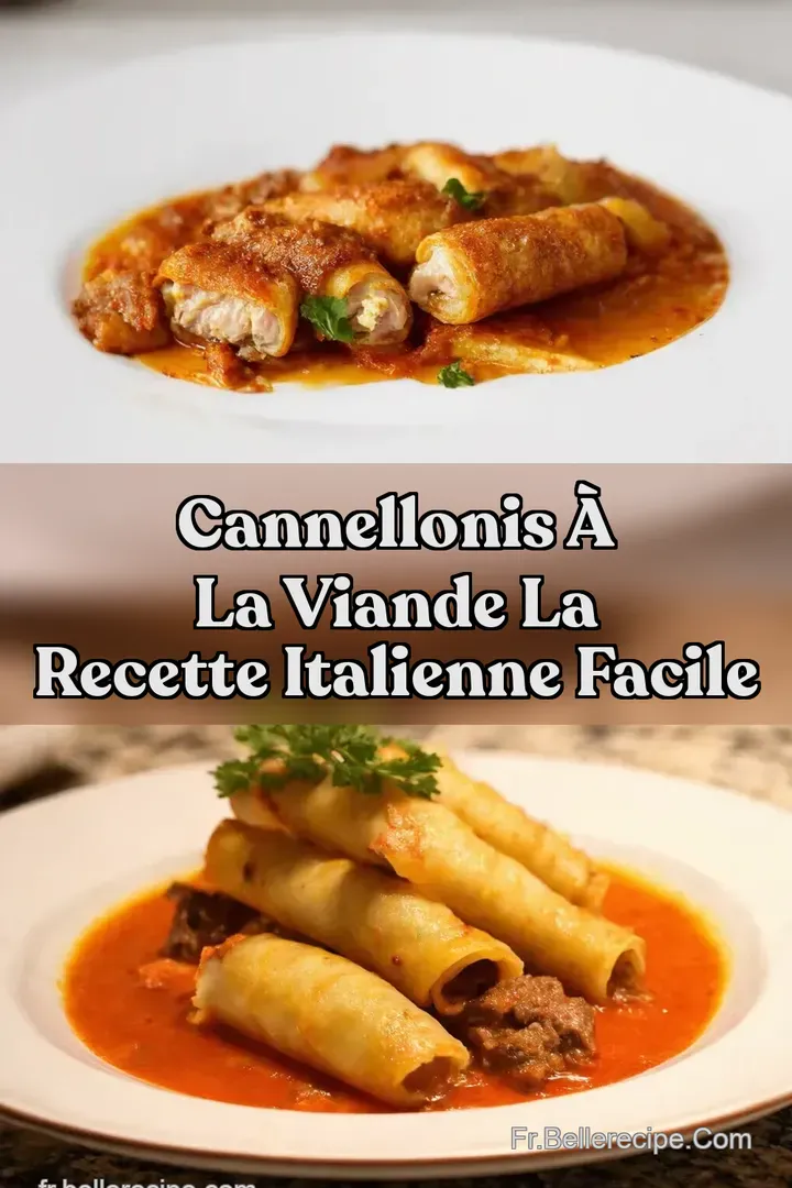Cannellonis &agrave; la Viande LA Recette Italienne Facile