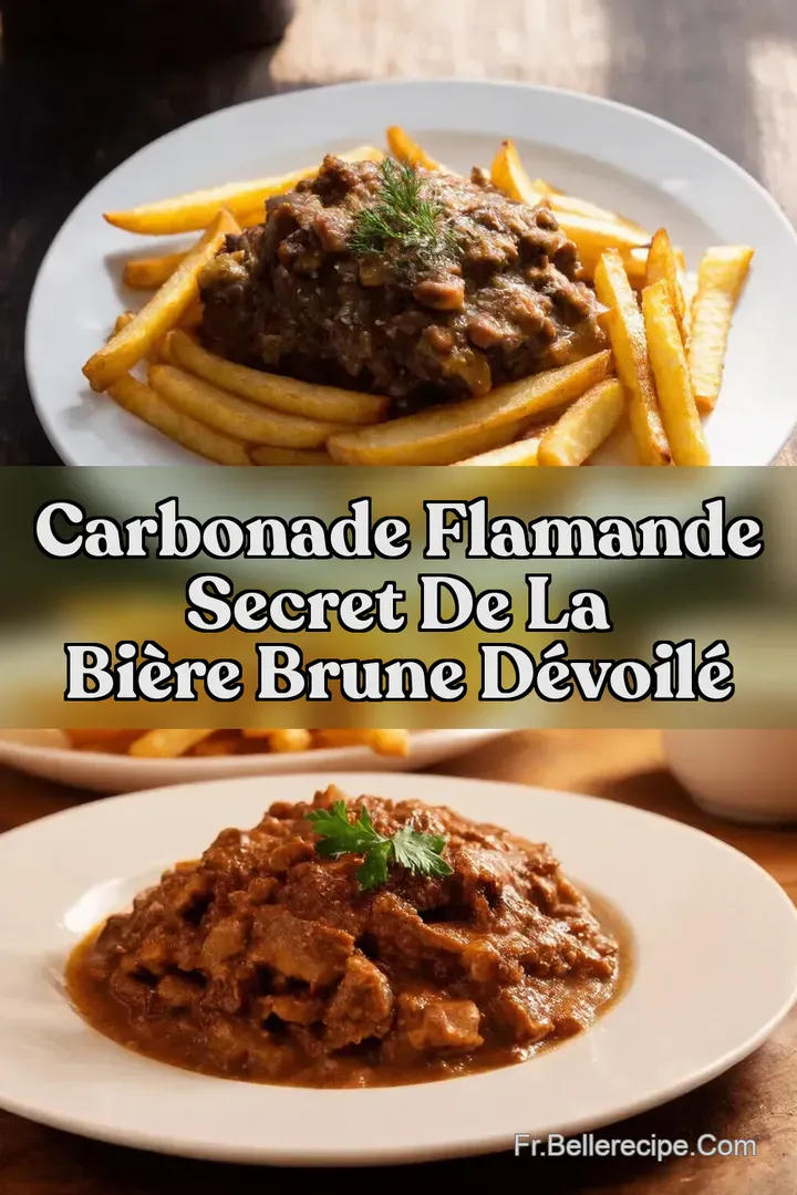Carbonade Flamande Secret de la Bi&egrave;re Brune D&eacute;voil&eacute;