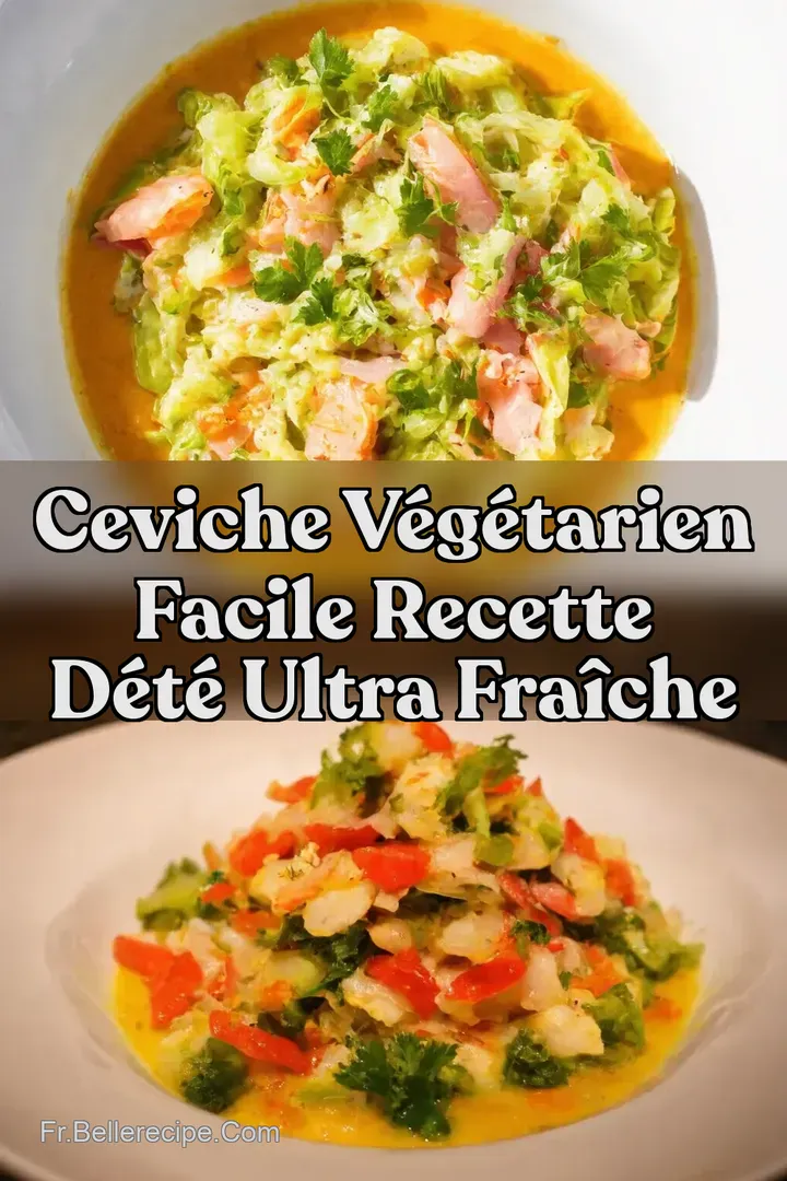 Ceviche v&eacute;g&eacute;tarien facile Recette d&Eacute;t&eacute; Ultra Fra&icirc;che