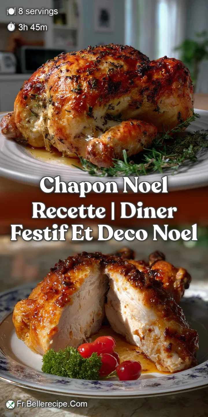 Close-up of succulent capon skin, richly browned and crackling, revealing tender, juicy meat. A mouthwatering holiday feast.