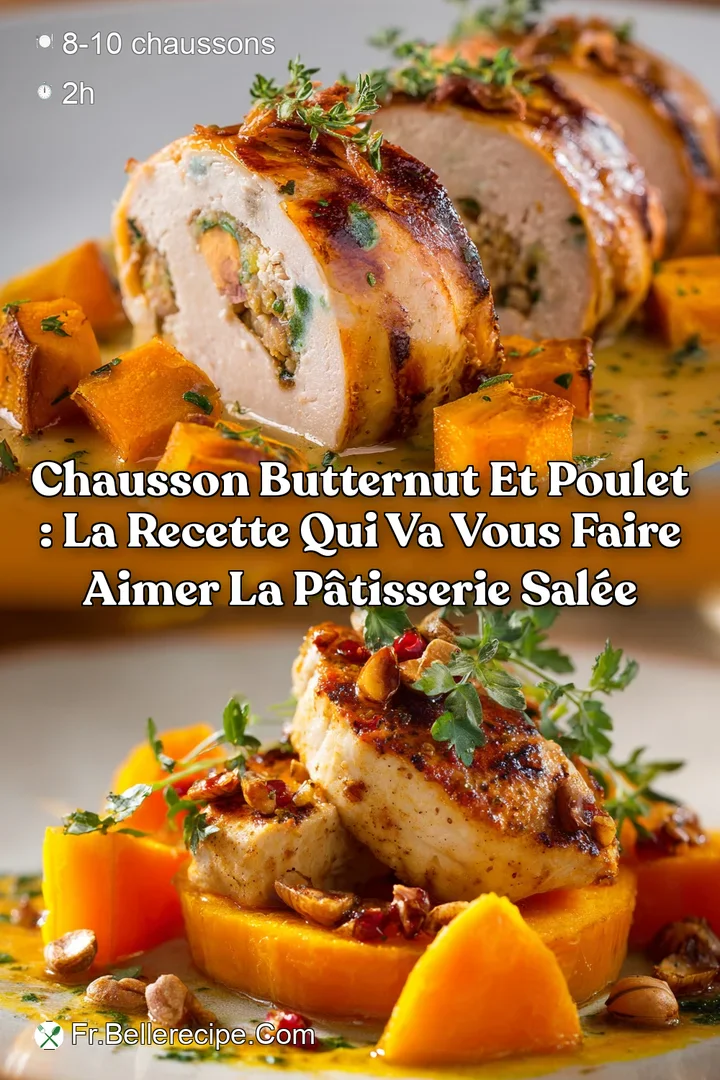 Chausson butternut et poulet : La recette qui va vous faire aimer la p&acirc;tisserie sal&eacute;e