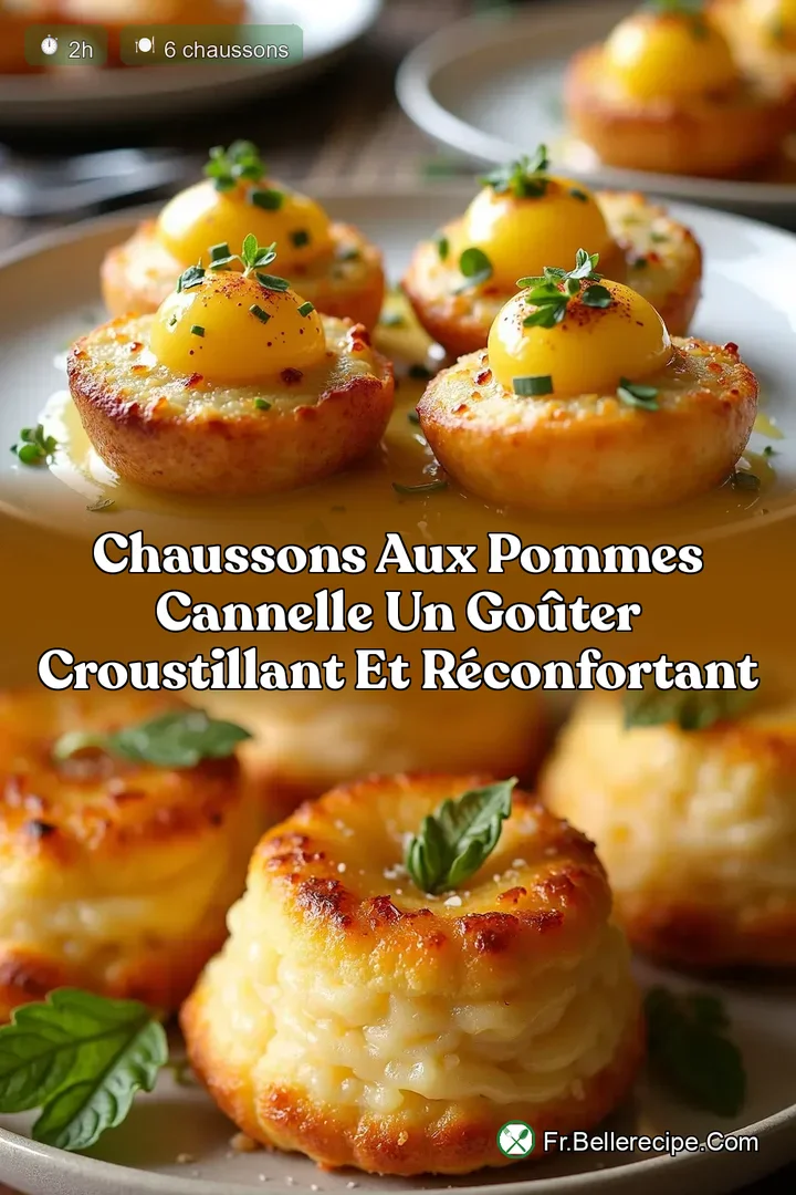 Chaussons aux Pommes Cannelle Un Go&ucirc;ter Croustillant et R&eacute;confortant